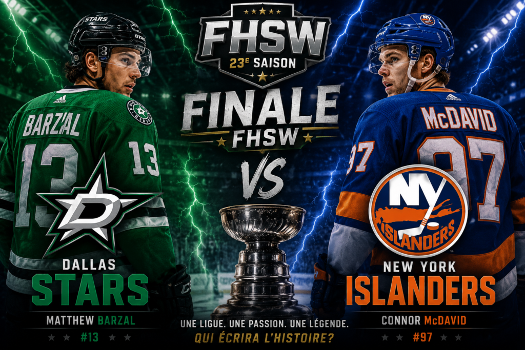 Finale FHSW - Dallas Stars vs New York Islanders