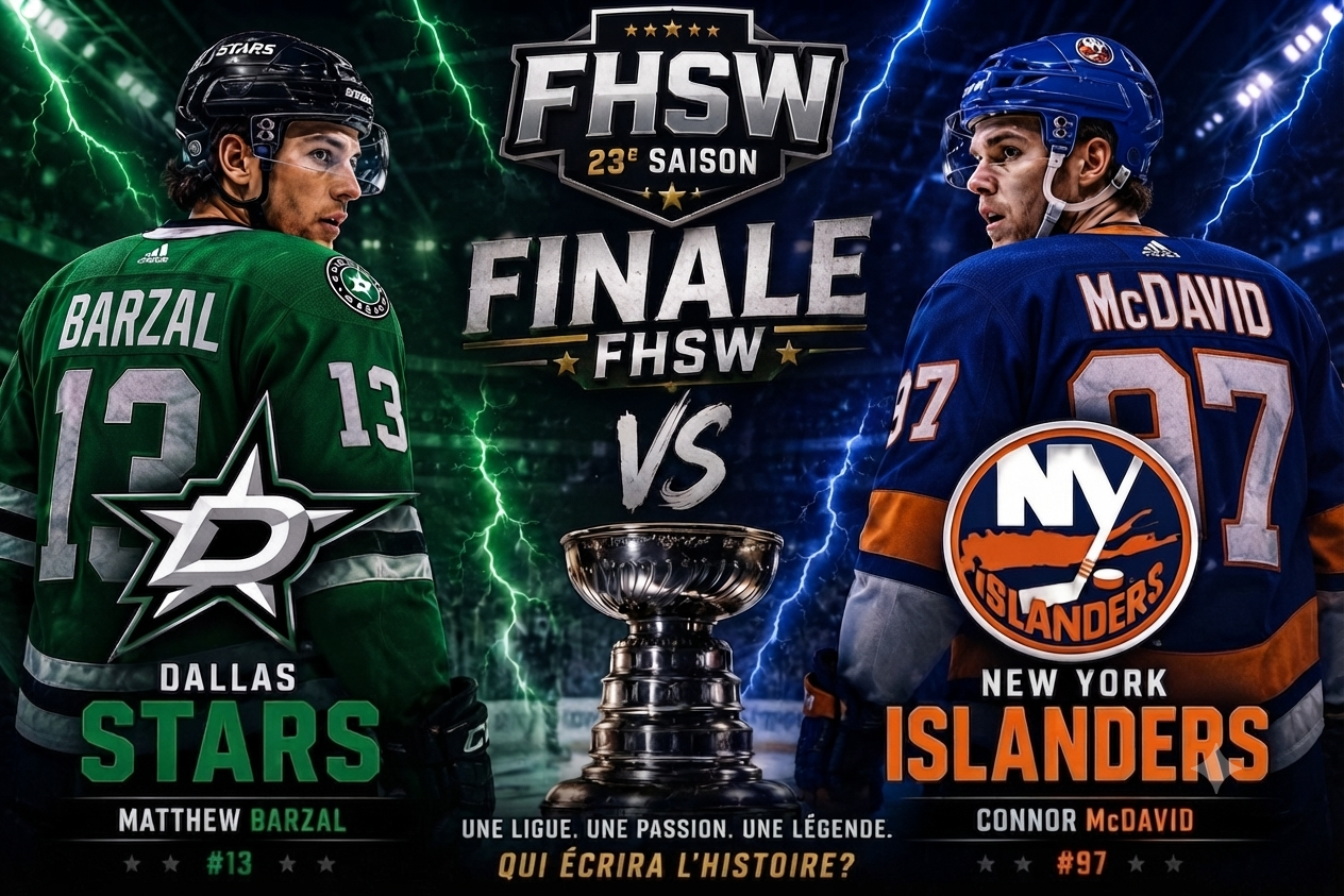 Finale FHSW - Dallas Stars vs New York Islanders
